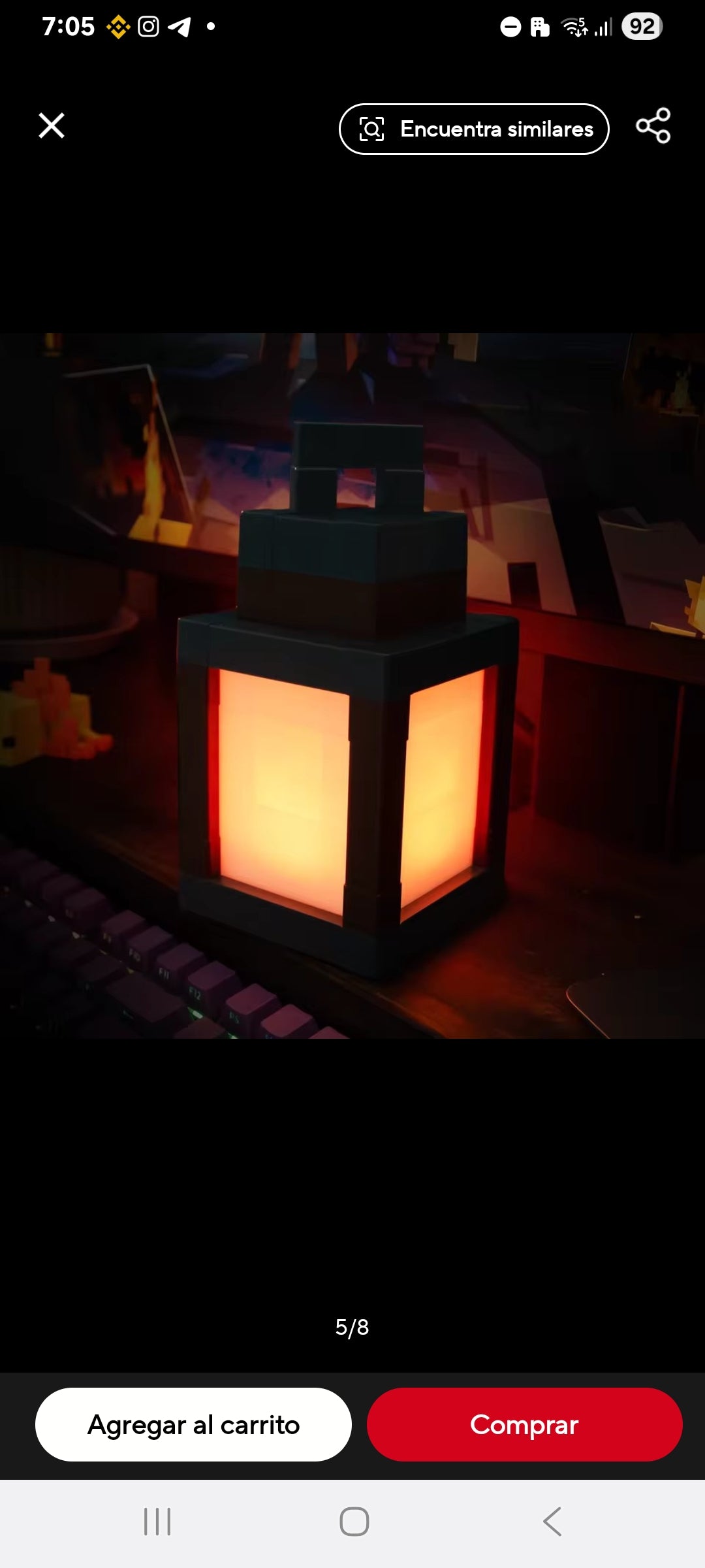 ANTORCHA ALMATICA DE MINECRAFT